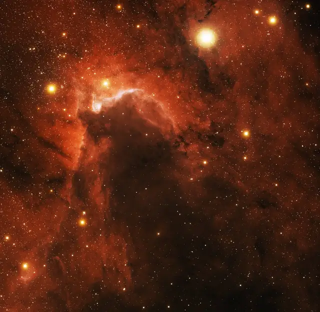 Cave Nebula (Caldwell 9), photographed