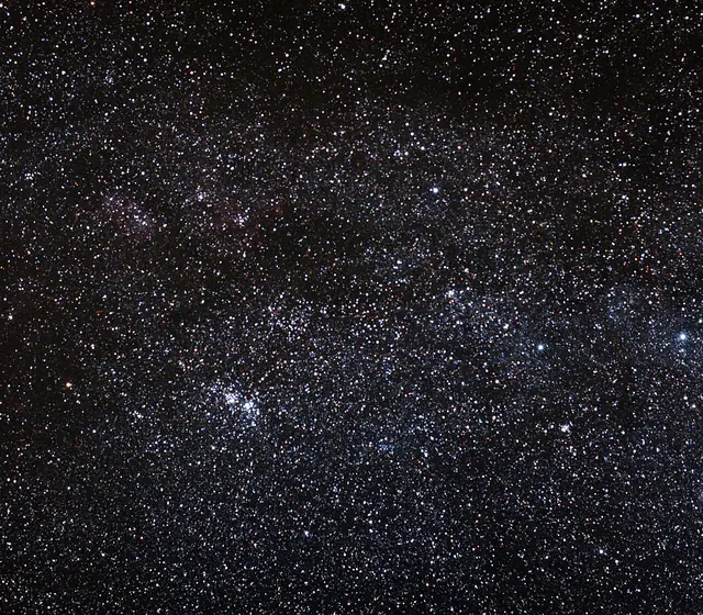 Double Cluster (NGC 869 & NGC 884), photographed