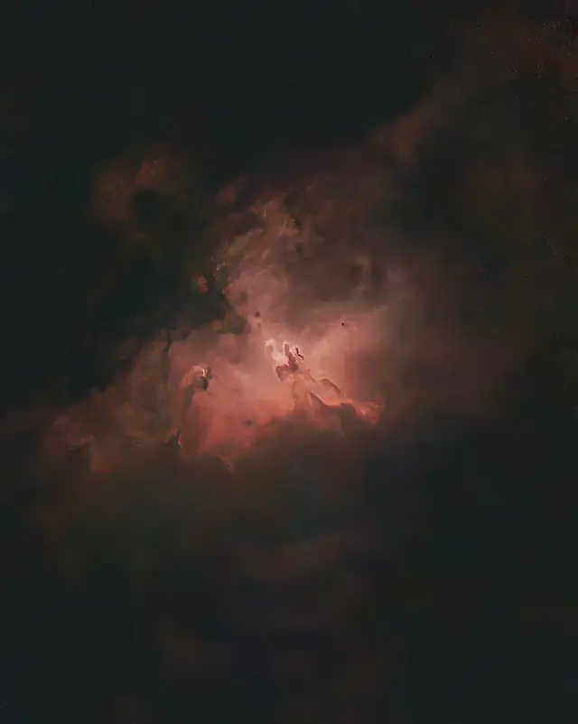 The Pillars of Creation, towering columns of gas and dust in the Eagle Nebula (M16)