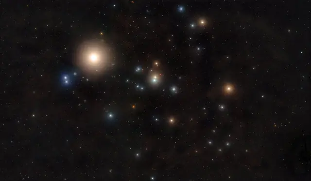 Hyades Cluster, photographed
