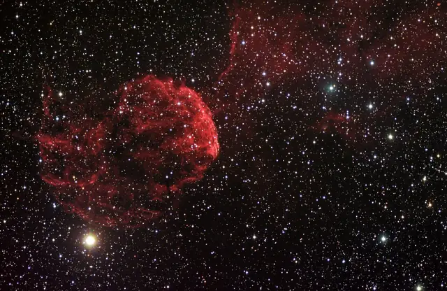 Jellyfish Nebula (IC 443), photographed
