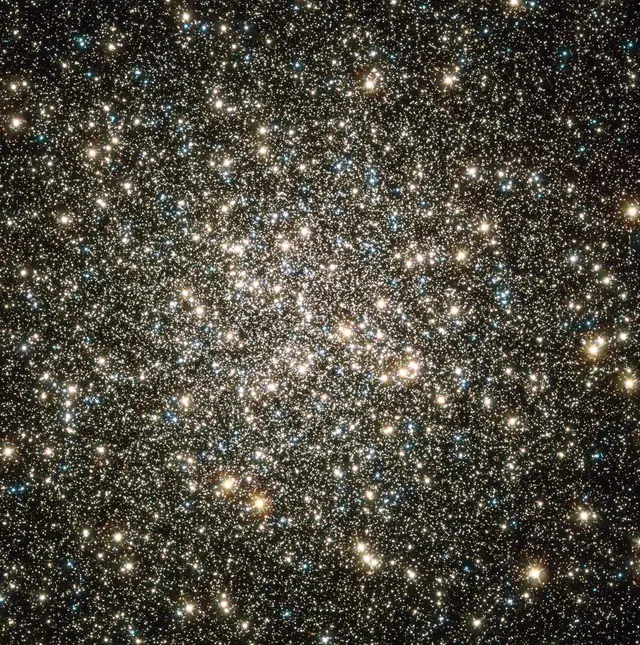 Hercules Globular Cluster (M13), photographed