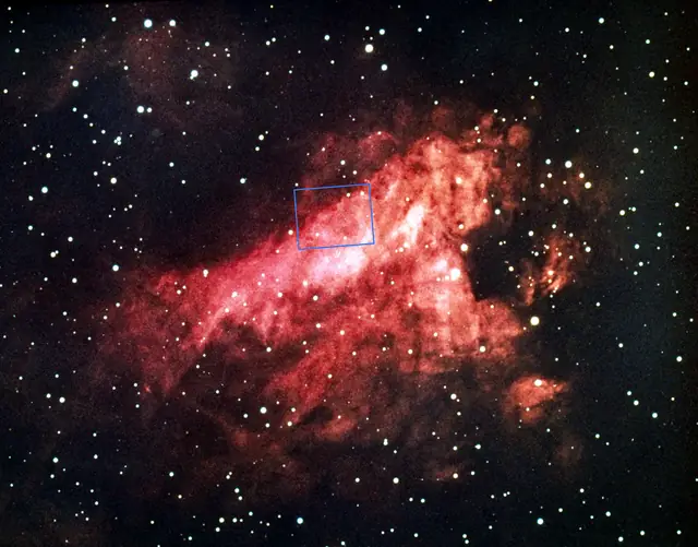 Omega Nebula (M17), photographed