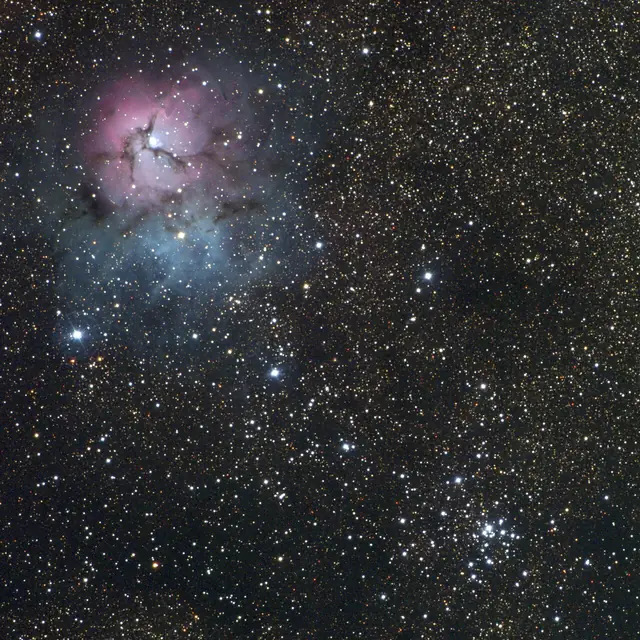 M21 (Open Cluster), photographed