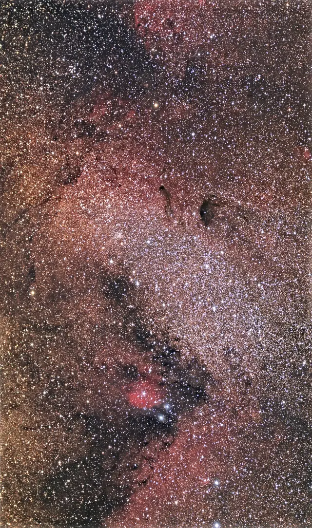 Small Sagittarius Star Cloud (M24), photographed