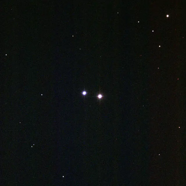 M40 (Double Star), photographed