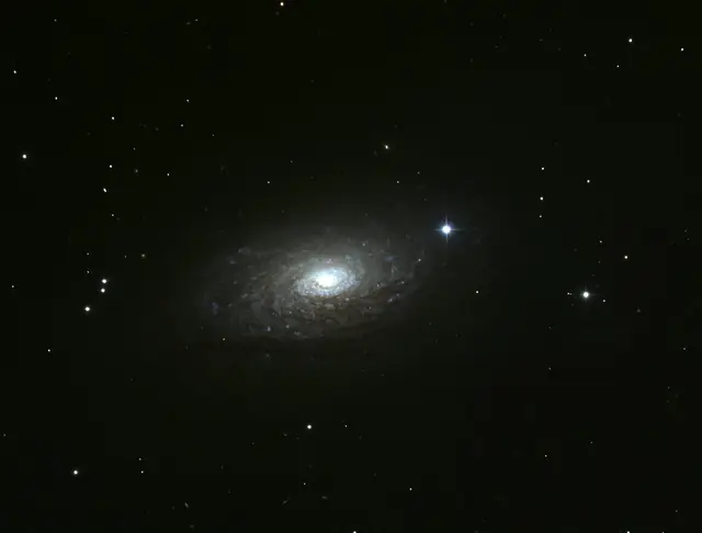 Sunflower Galaxy (M63), photographed