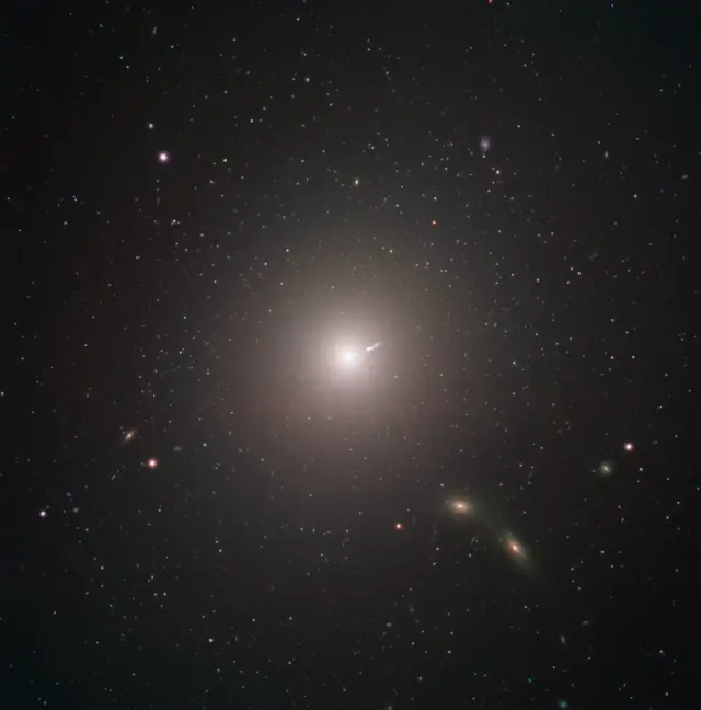 Virgo Galaxy (M87), photographed