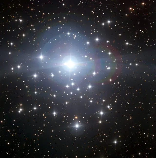 NGC 2362 (Open Cluster), photographed