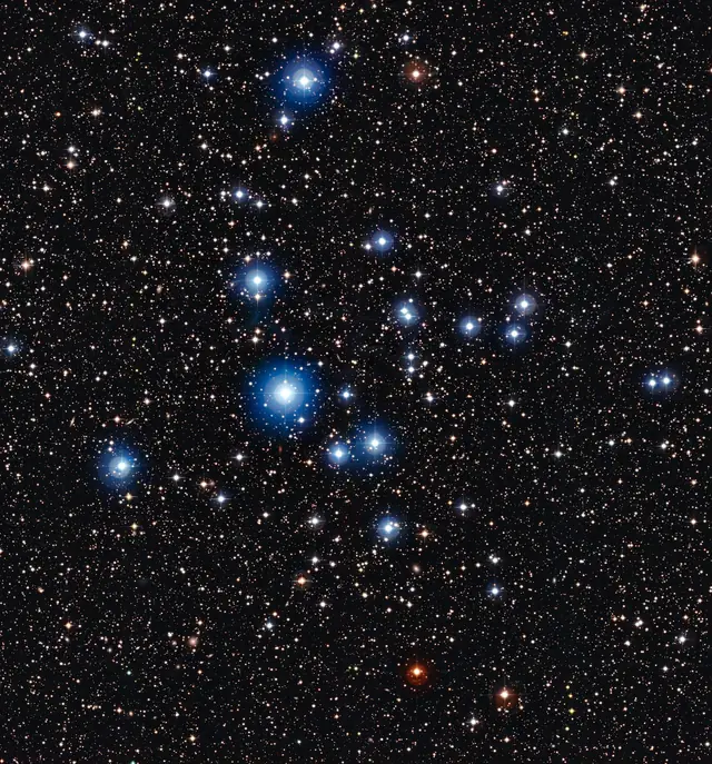 NGC 2547 (Open Cluster), photographed