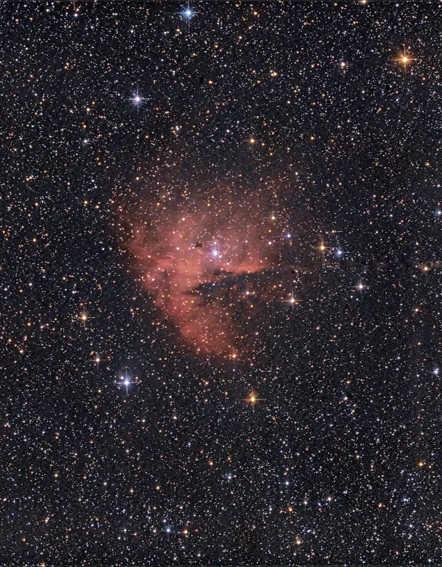 Pacman Nebula (NGC 281), photographed