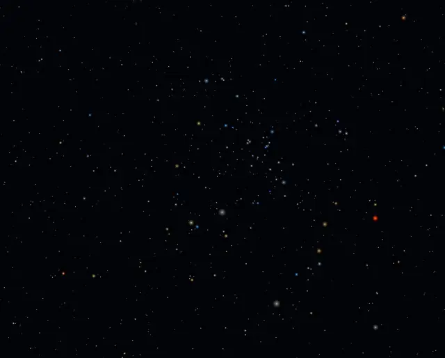 NGC 3114 (Open Cluster), photographed