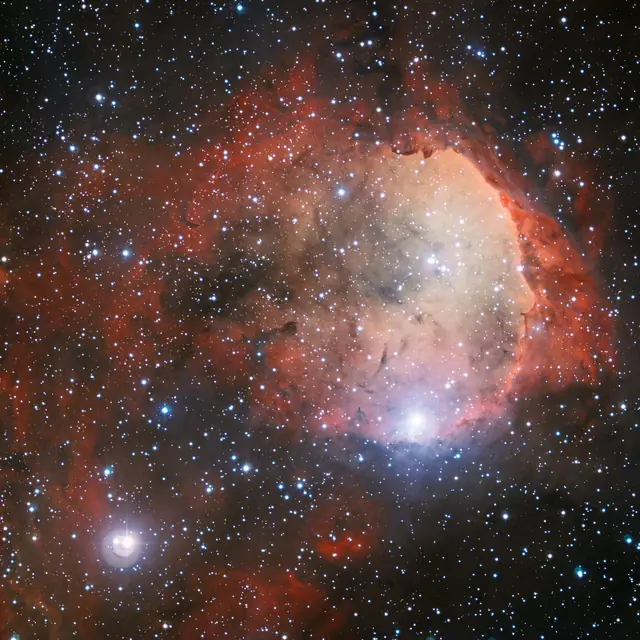 NGC 3324 (Nebula and Cluster), photographed