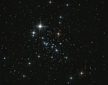 NGC 457 (ET Cluster / Owl Cluster), photographed