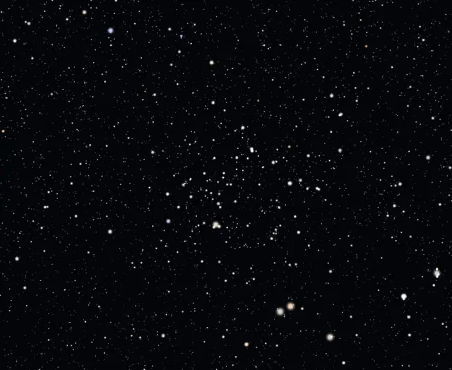 NGC 752 (Open Cluster), photographed
