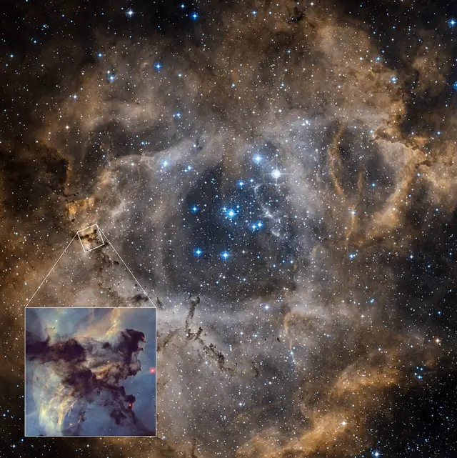 Rosette Nebula (Caldwell 49), photographed