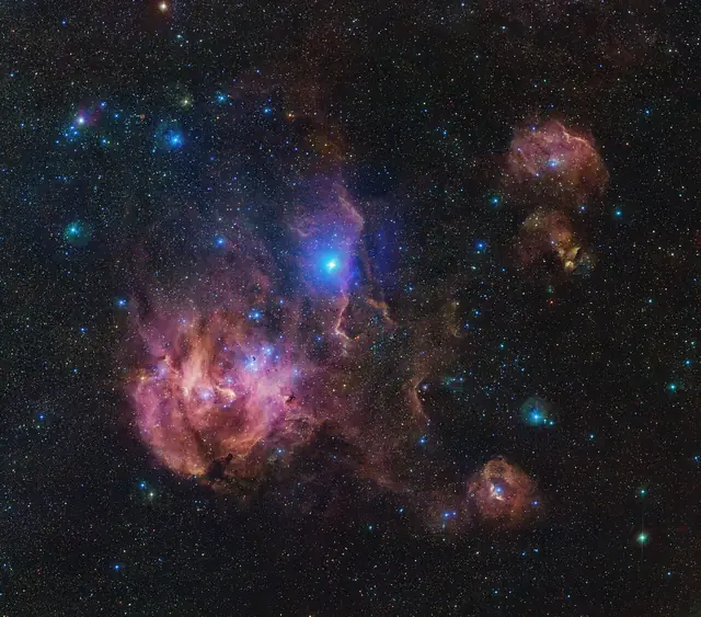 Running Chicken Nebula (IC 2944), photographed