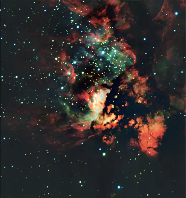 Statue of Liberty Nebula (NGC 3576), photographed