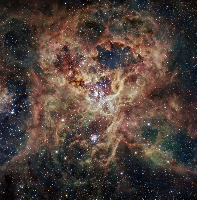 Tarantula Nebula (NGC 2070), photographed